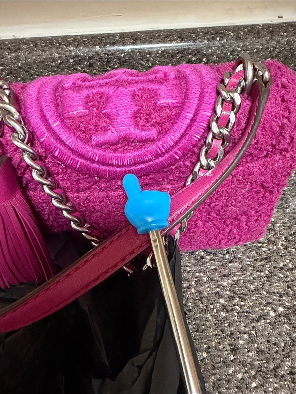 Tory Burch bolce Tassel Chain Shoulder/crossbody bag limited edition - Picture 5 of 6